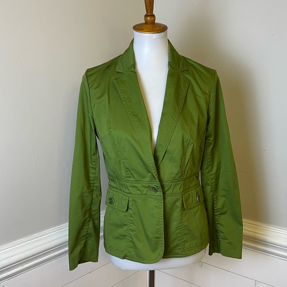 Talbots Established 1947 Olive Jacket 4 FREE SHIP